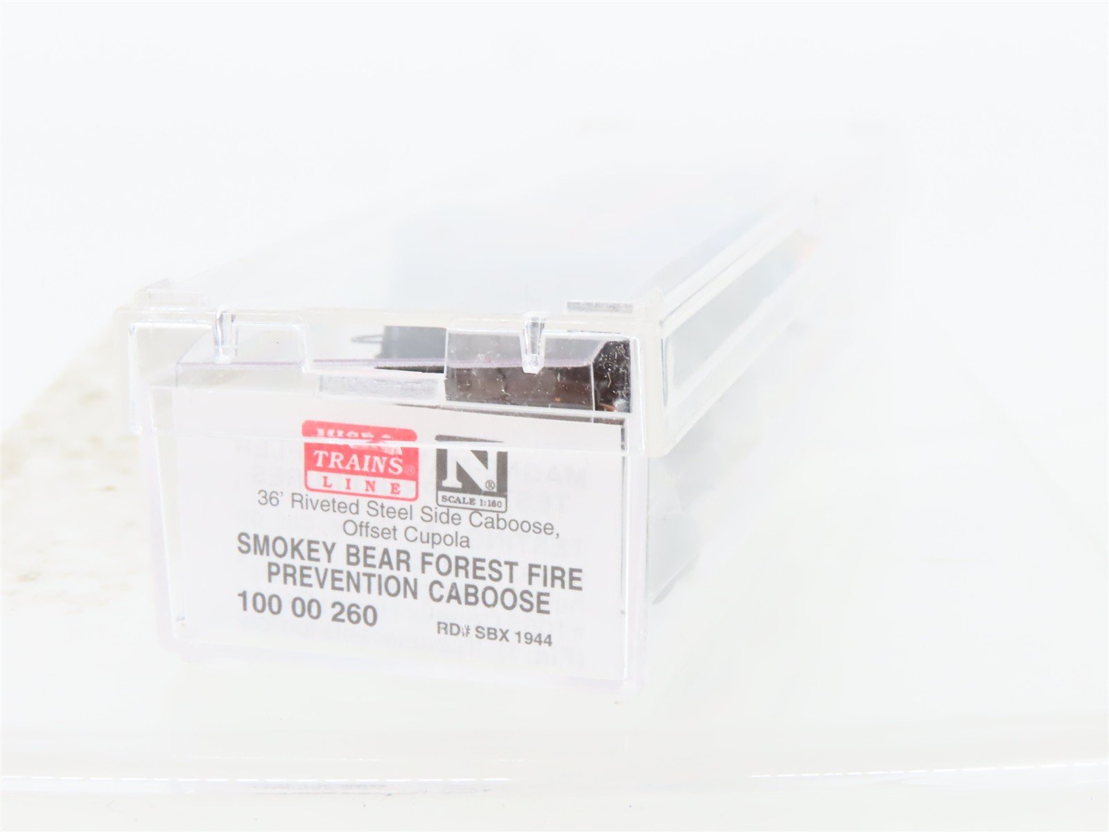 N Micro-Trains MTL 10000260 SBX Smokey Bear Forest Fire Prevention Caboose #1944