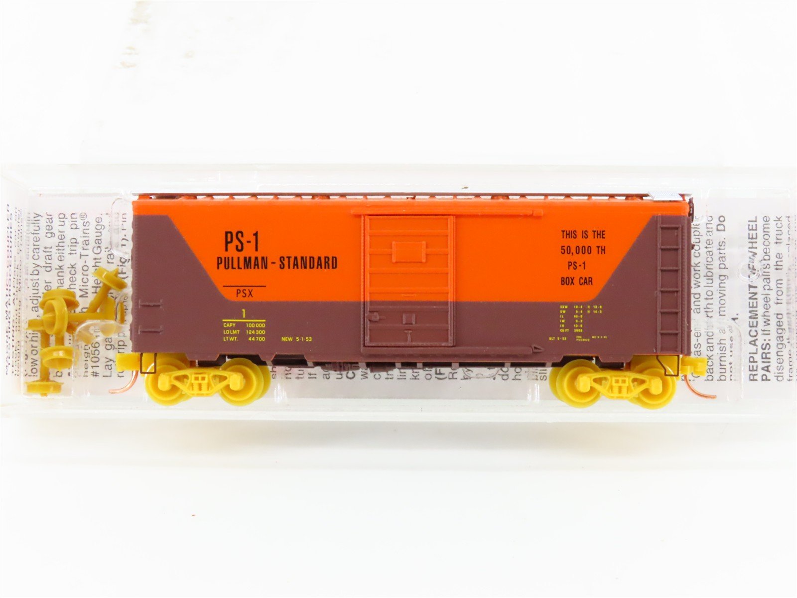 N Micro-Trains MTL 20626 PSX Pullman-Standard Exhibition PS-1 40' Box Car #1