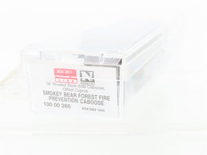 N Micro-Trains MTL 10000260 SBX Smokey Bear Forest Fire Prevention Caboose #1944