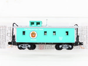 N Scale Micro-Trains MTL 51210 Smokey Bear MW 34' Straight Cupola Caboose X51898