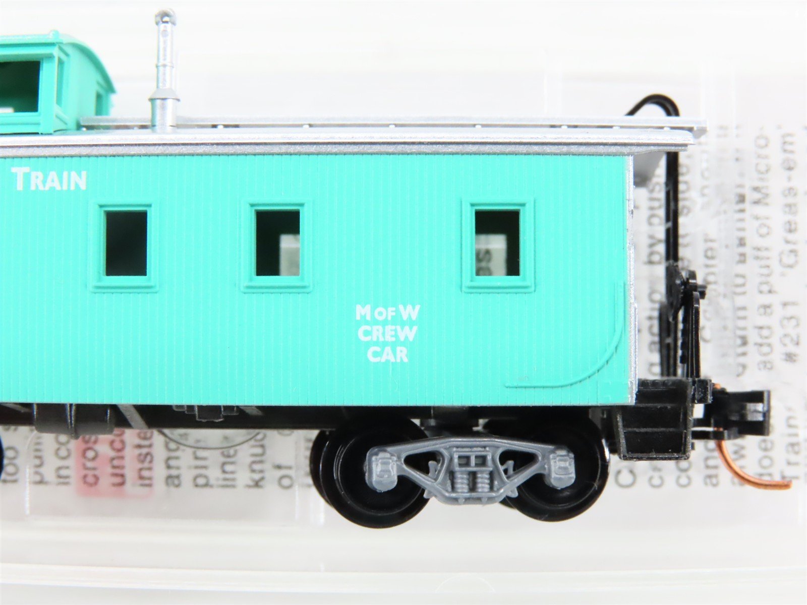 N Scale Micro-Trains MTL 51210 Smokey Bear MW 34' Straight Cupola Caboose X51898