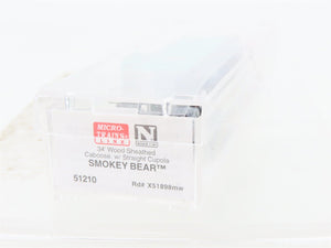 N Scale Micro-Trains MTL 51210 Smokey Bear MW 34' Straight Cupola Caboose X51898