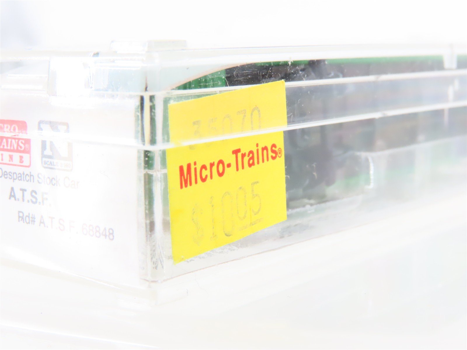 N Scale Micro-Trains MTL 35070 ATSF Santa Fe 40' Despatch Stock Car #68848