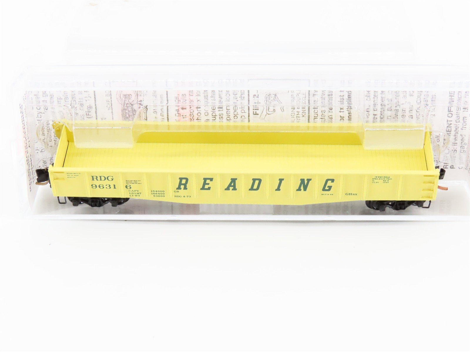 N Scale Micro-Trains MTL 46370 RDG Reading 50' Fishbelly Side Gondola #96316