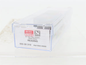 N Scale Micro-Trains MTL 05500310 RDG Reading 2-Bay Open Hopper #83005