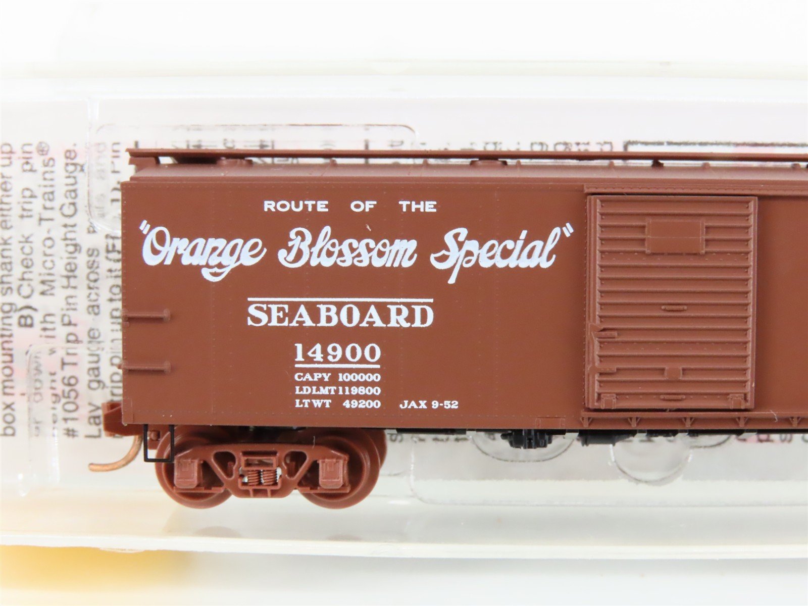 N Scale Micro-Trains MTL 120230 SAL Orange Blossom Special 40' Box Car #14900