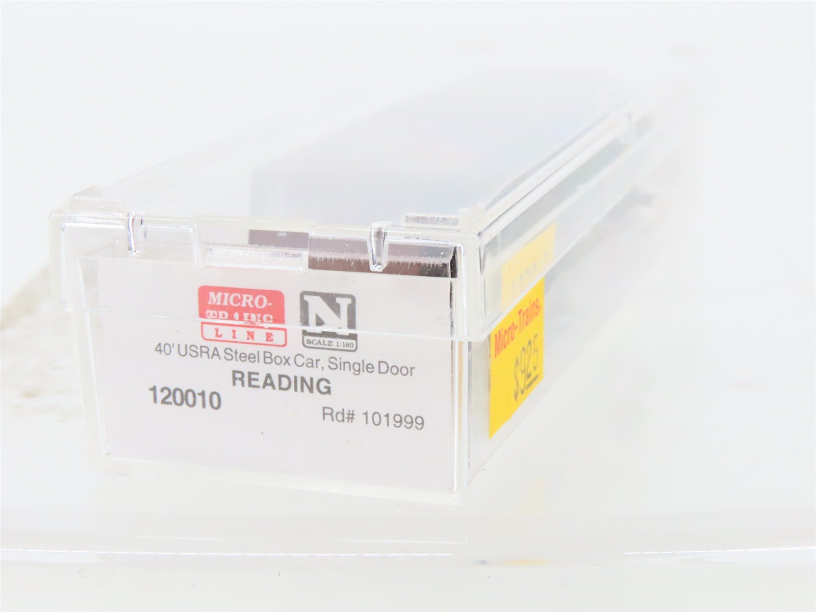 N Scale Micro-Trains MTL 120010 RDG Reading 40' Single Door Steel Boxcar #101999