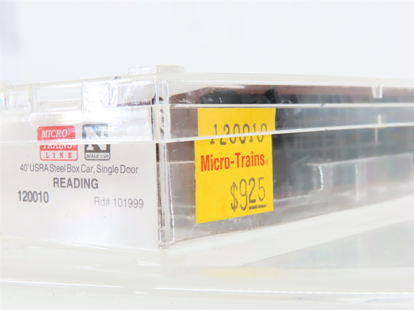 N Scale Micro-Trains MTL 120010 RDG Reading 40' Single Door Steel Boxcar #101999