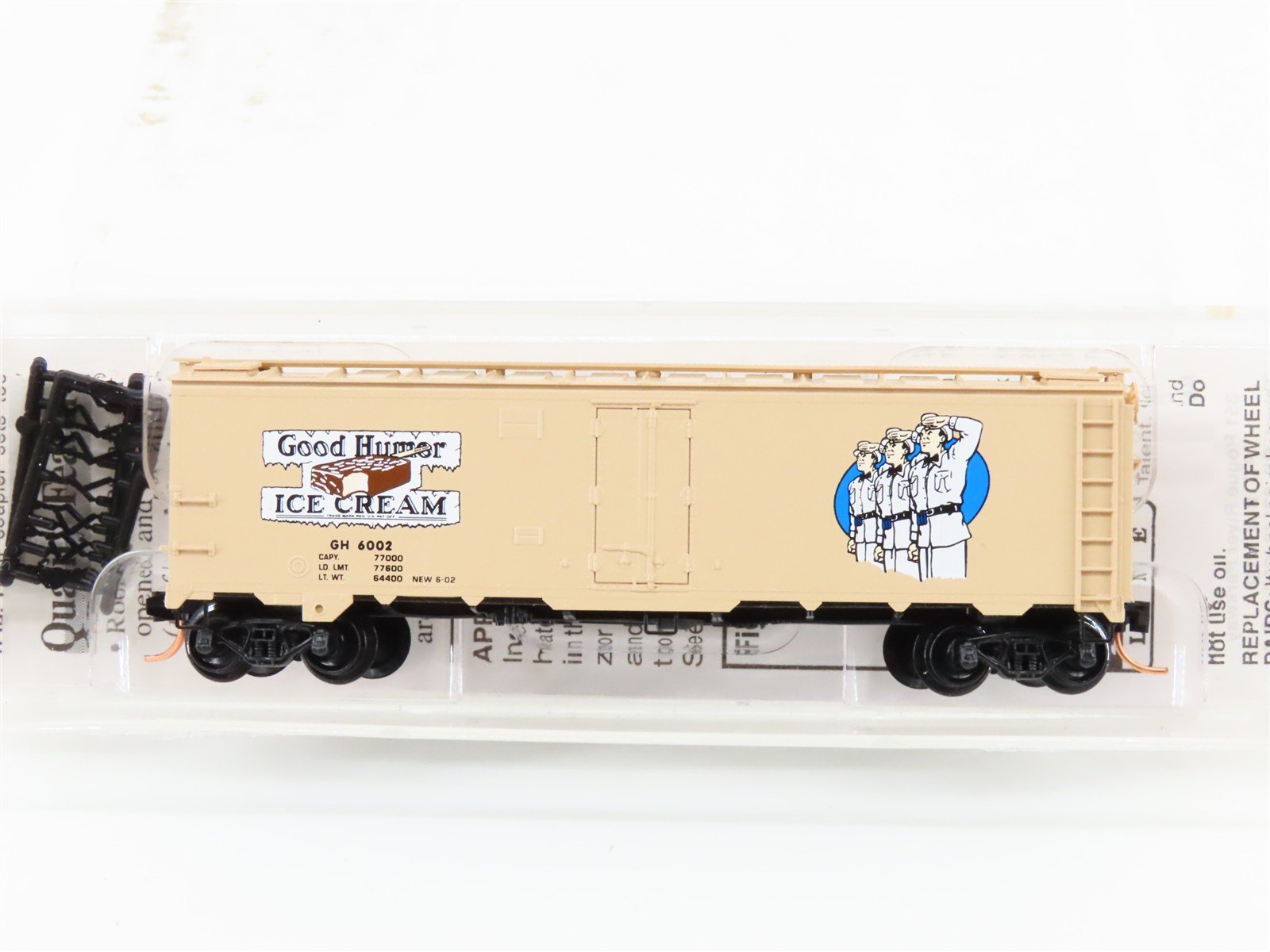 N Scale Micro-Trains MTL 59570 GH Good Humor 40' Steel Ice Reefer #6002