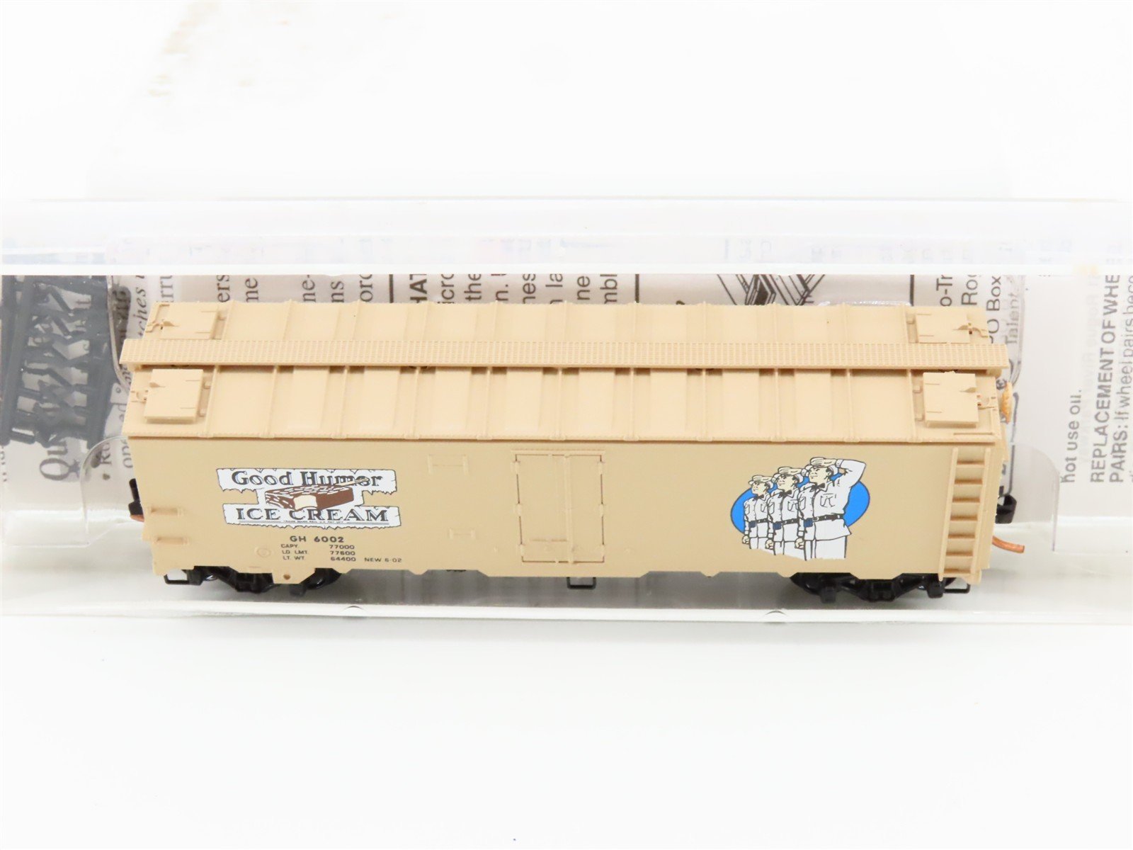 N Scale Micro-Trains MTL 59570 GH Good Humor 40' Steel Ice Reefer #6002