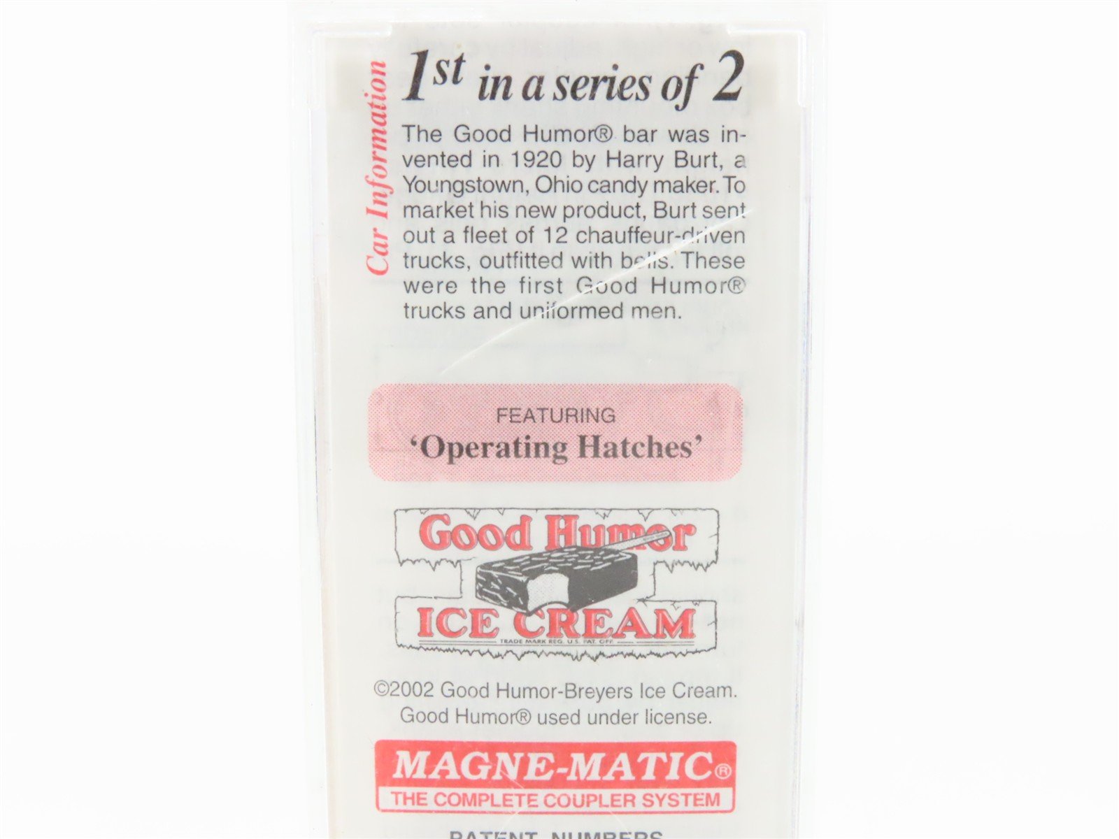 N Scale Micro-Trains MTL 59570 GH Good Humor 40' Steel Ice Reefer #6002