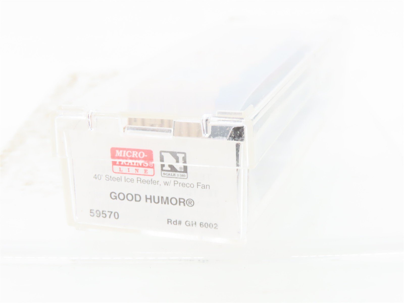 N Scale Micro-Trains MTL 59570 GH Good Humor 40' Steel Ice Reefer #6002