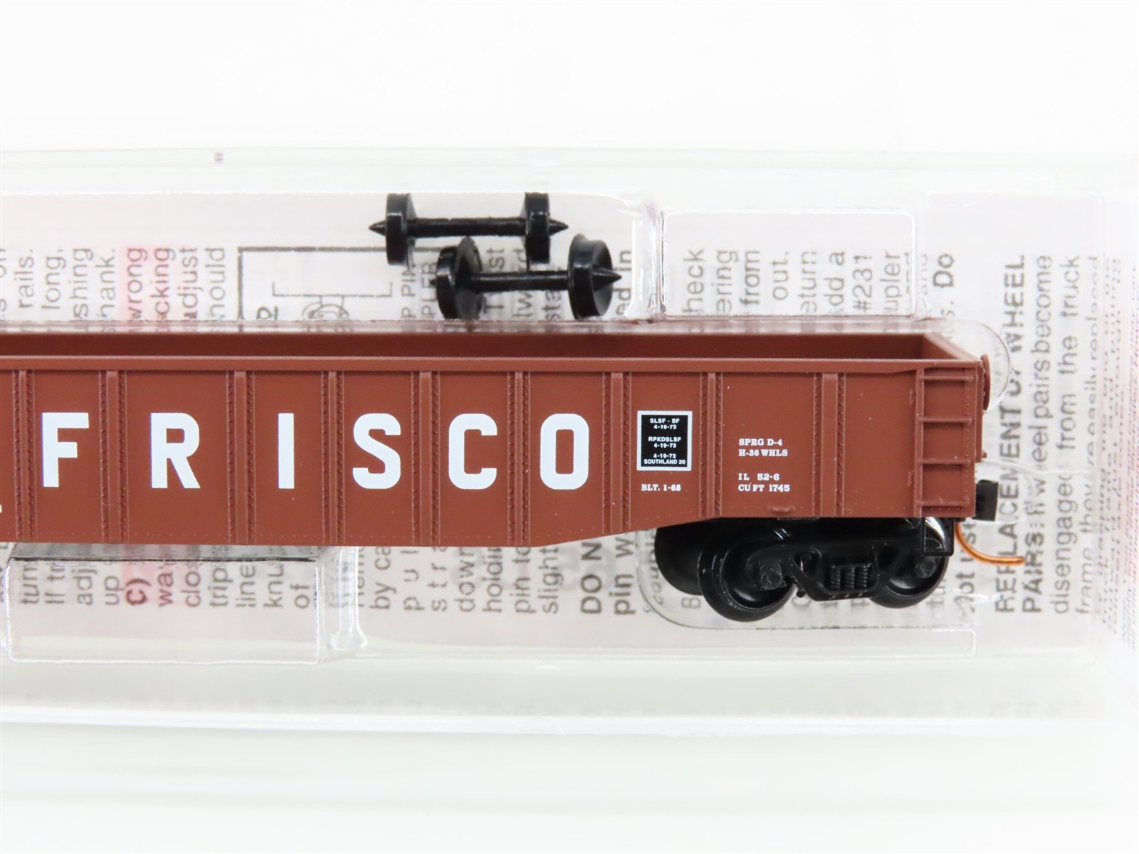 N Scale Micro-Trains MTL 10500530 SL-SF Frisco 50' Steel Side Gondola #51523