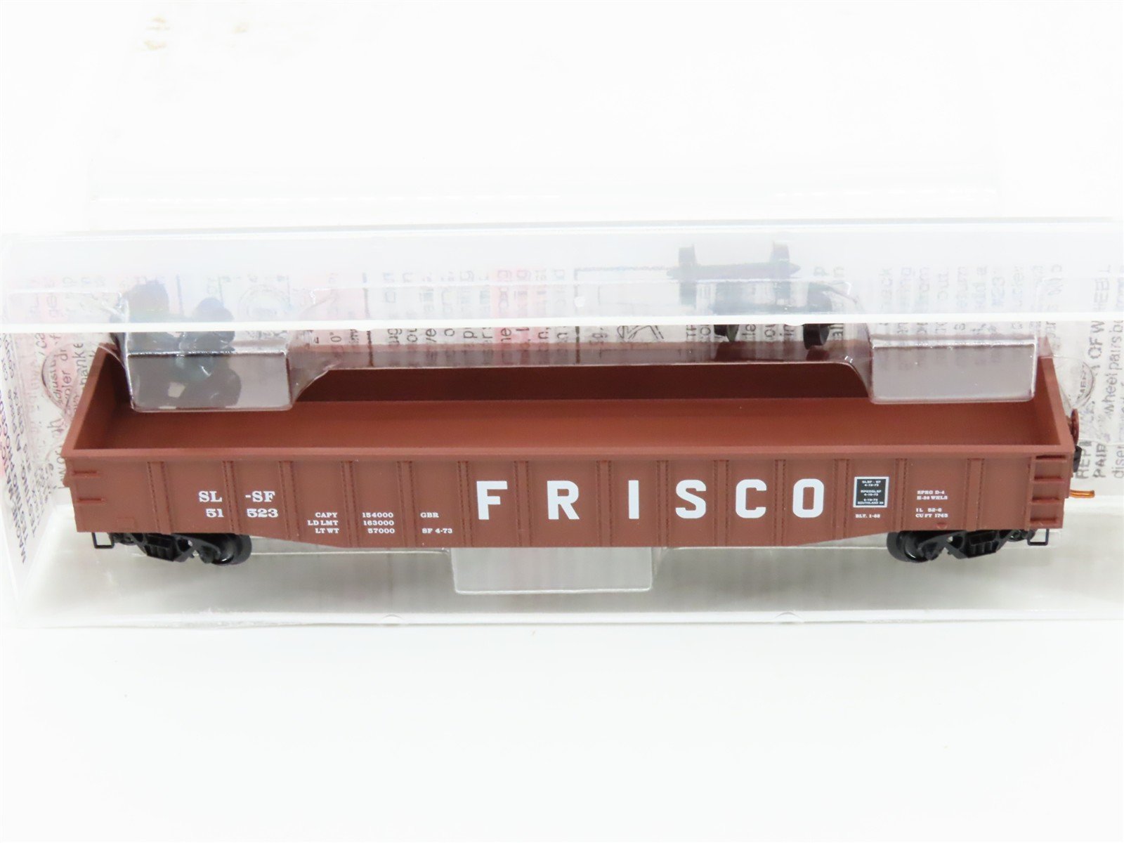 N Scale Micro-Trains MTL 10500530 SL-SF Frisco 50' Steel Side Gondola #51523
