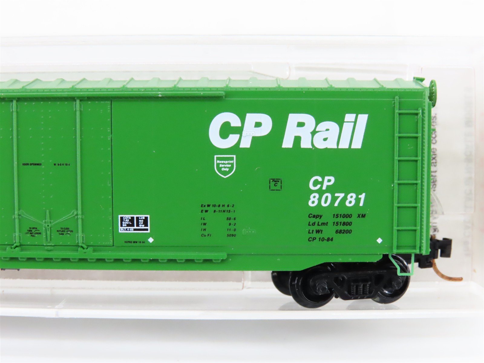 N Scale Micro-Trains MTL 38250 CP Rail 50' Plug Door Box Car #80781
