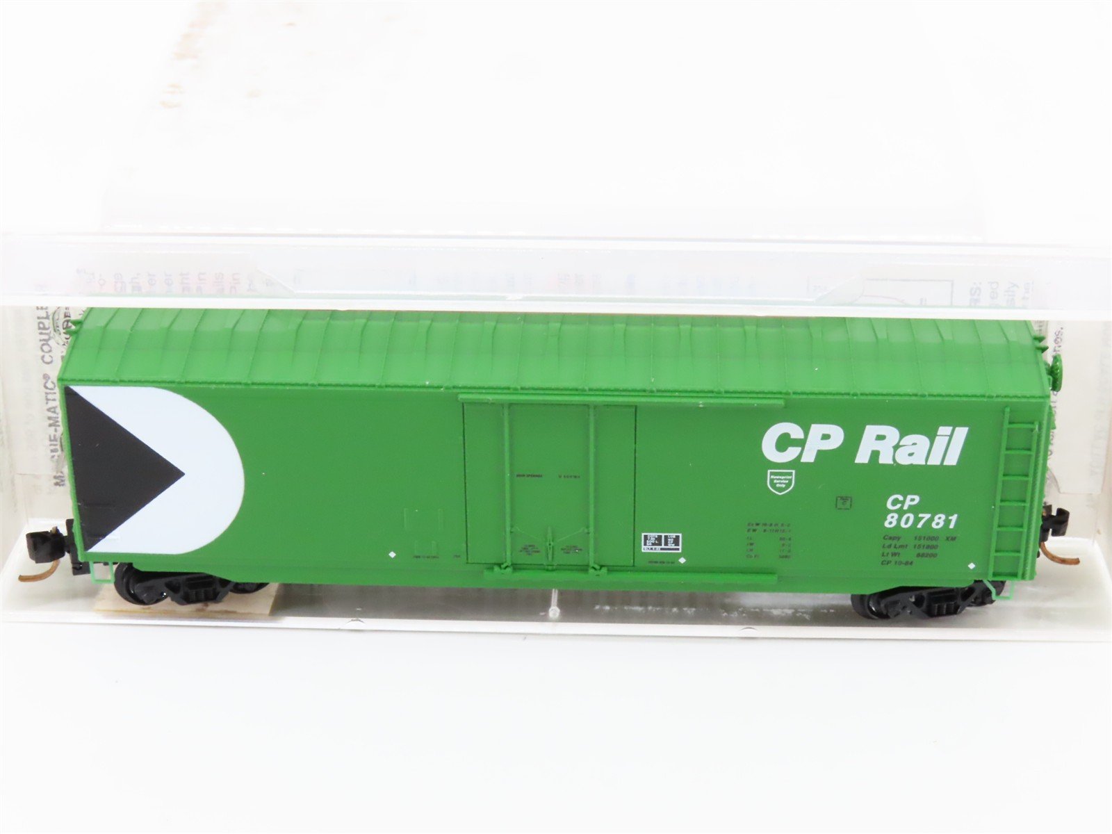 N Scale Micro-Trains MTL 38250 CP Rail 50' Plug Door Box Car #80781
