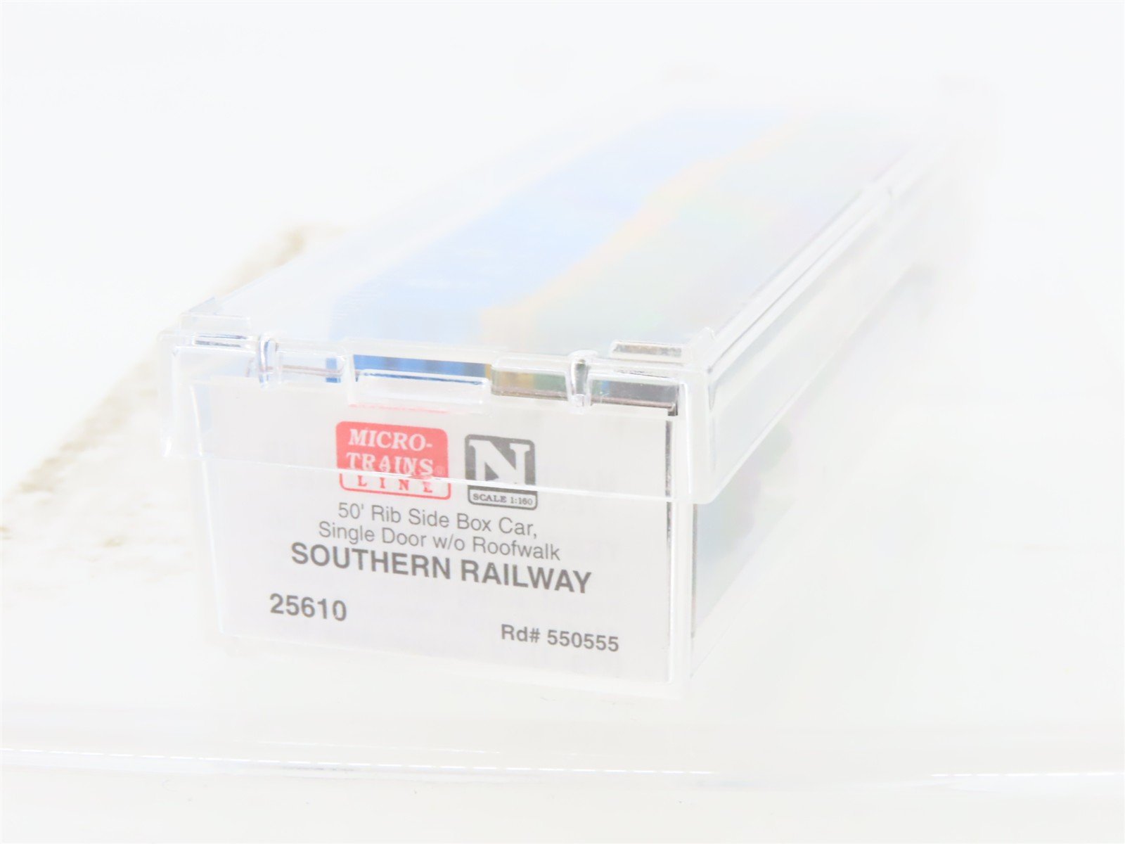 N Scale Micro-Trains MTL 25610 Southern Railway 50' Rib Side Box Car #550555