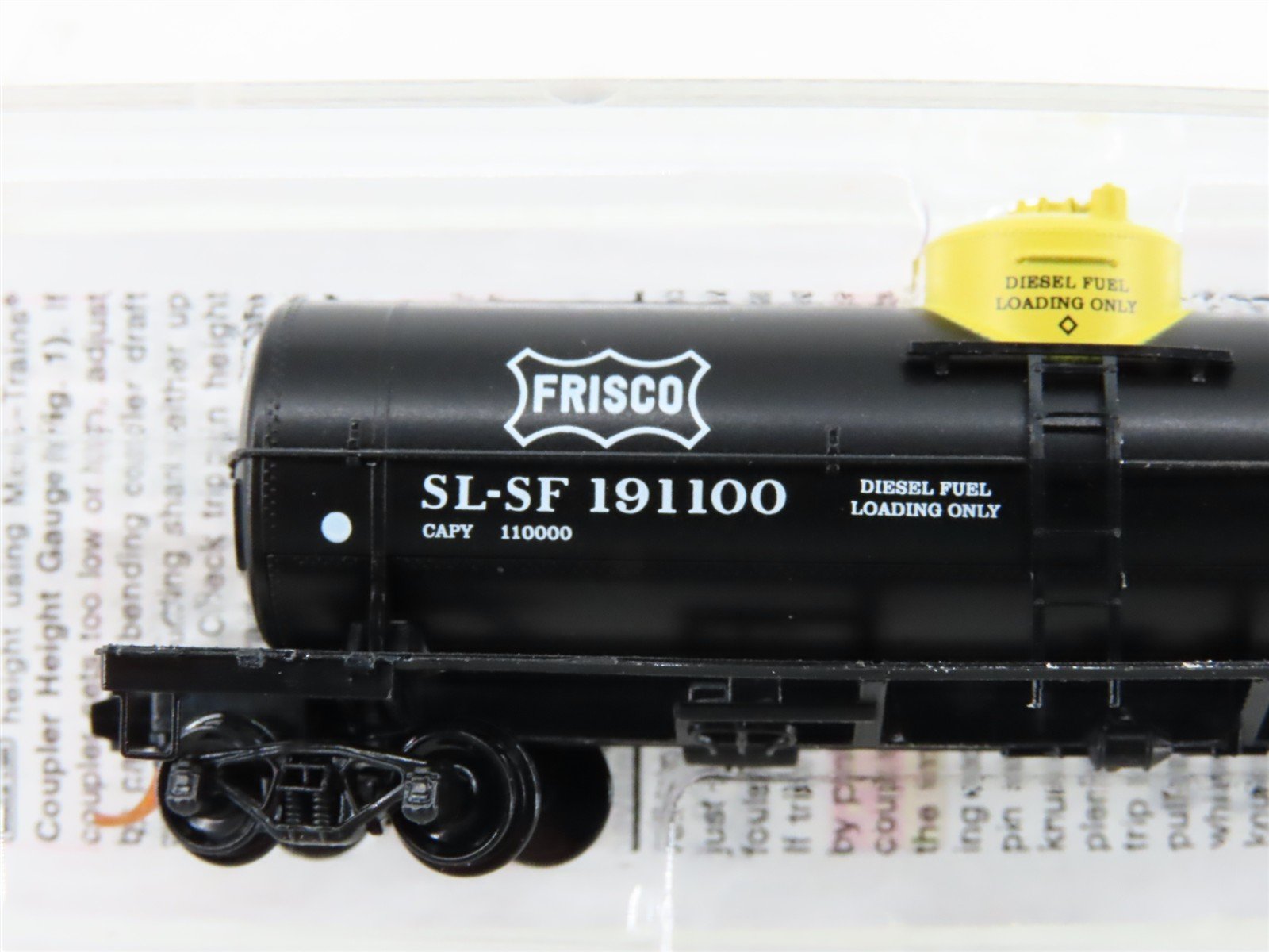 N Scale Micro-Trains MTL 06500712 SL-SF Frisco 39' Single Dome Tank Car #191100