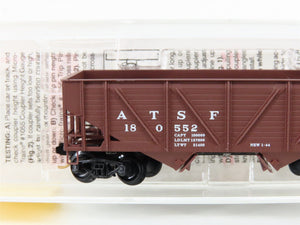 N Scale Micro-Trains MTL 57010 ATSF Santa Fe 2-Bay Open Hopper #180552