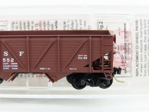 N Scale Micro-Trains MTL 57010 ATSF Santa Fe 2-Bay Open Hopper #180552