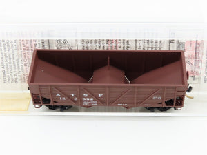 N Scale Micro-Trains MTL 57010 ATSF Santa Fe 2-Bay Open Hopper #180552