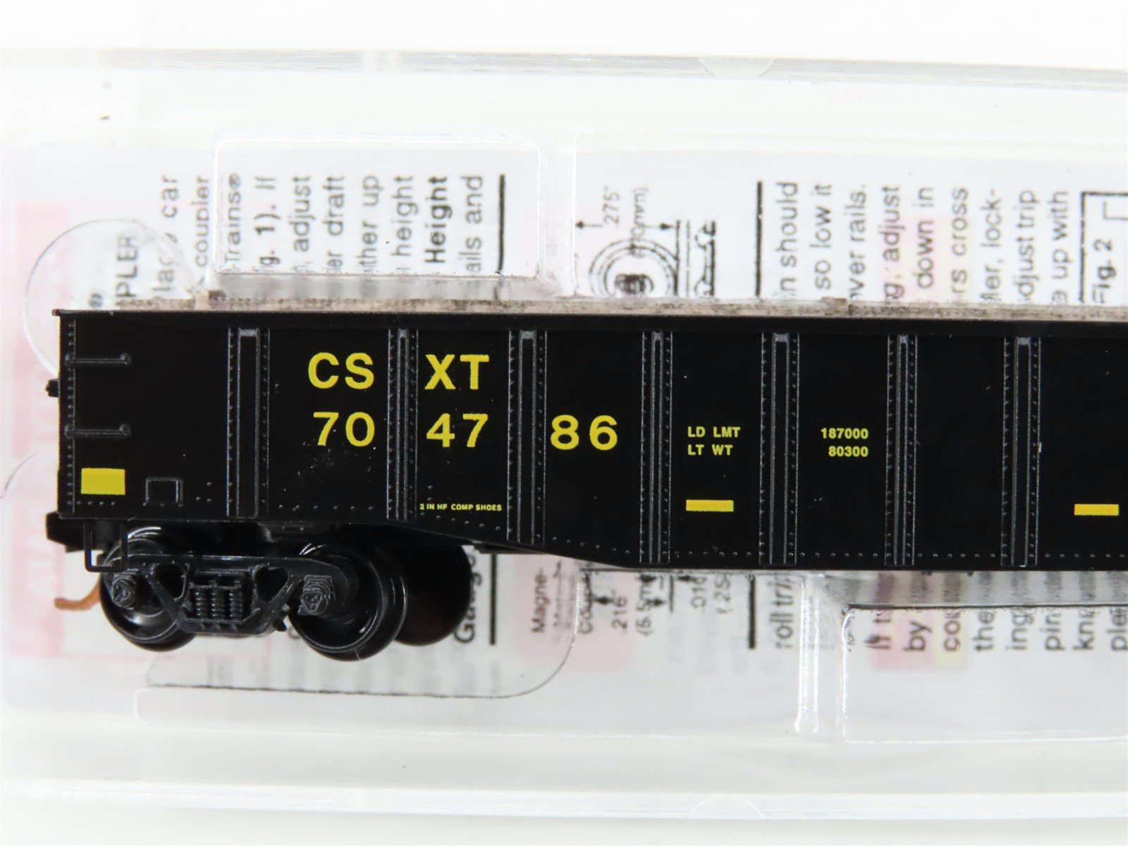 N Micro-Trains MTL 10500537 CSXT CSX Transportation 50' Gondola #704786 w/ Load