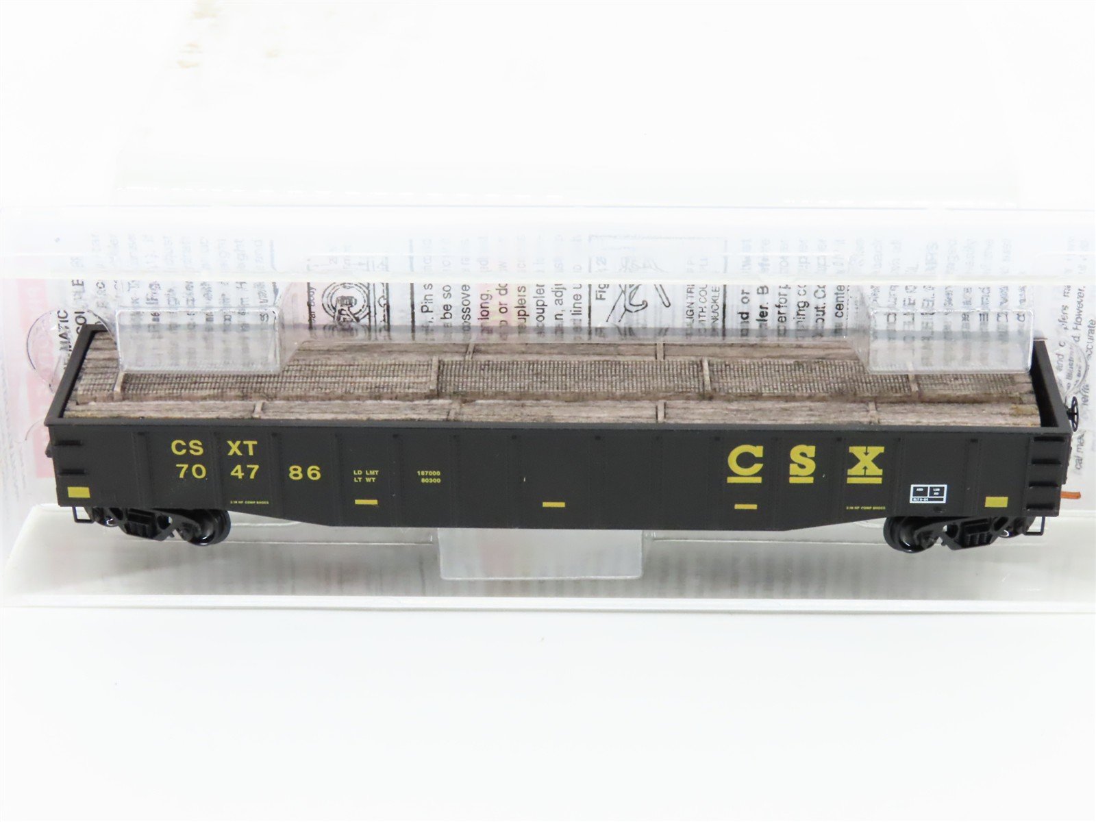 N Micro-Trains MTL 10500537 CSXT CSX Transportation 50' Gondola #704786 w/ Load