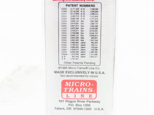 N Scale Micro-Trains MTL 25550/2 CSXT CSX 50' Rib Side Single Door Boxcar 141072