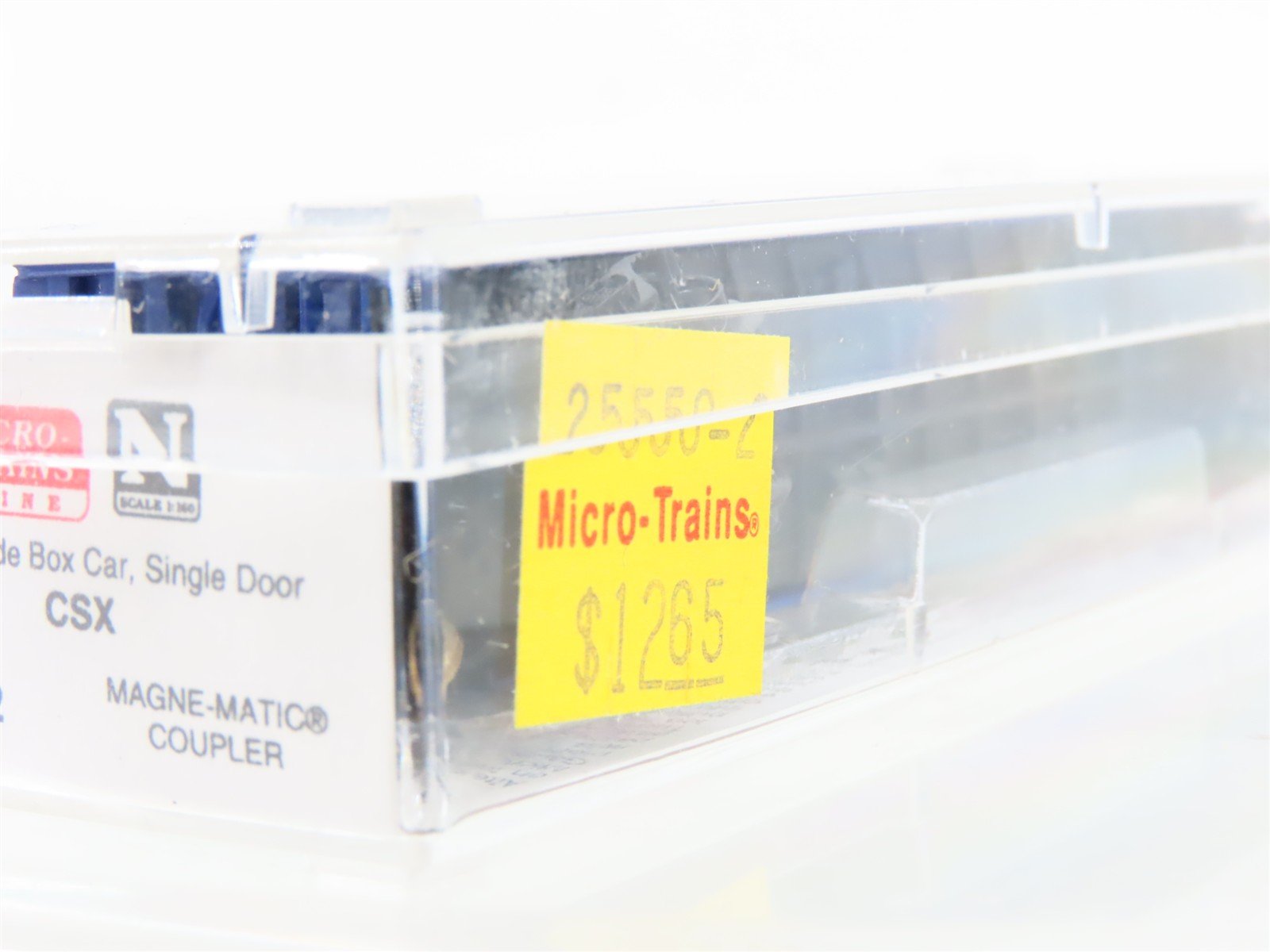 N Scale Micro-Trains MTL 25550/2 CSXT CSX 50' Rib Side Single Door Boxcar 141072