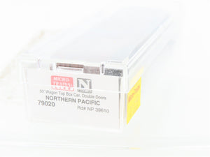 N Scale Micro-Trains MTL 79020 NP Northern Pacific 50' Wagon Top Box Car #39610