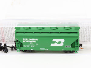 N Micro-Trains MTL 09200080 BN Burlington Northern 2-Bay Covered Hopper #435755