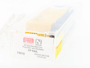 N Scale Micro-Trains MTL 74010 CP Rail 40' Plug Door Box Car #165204
