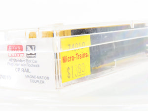 N Scale Micro-Trains MTL 74010 CP Rail 40' Plug Door Box Car #165204