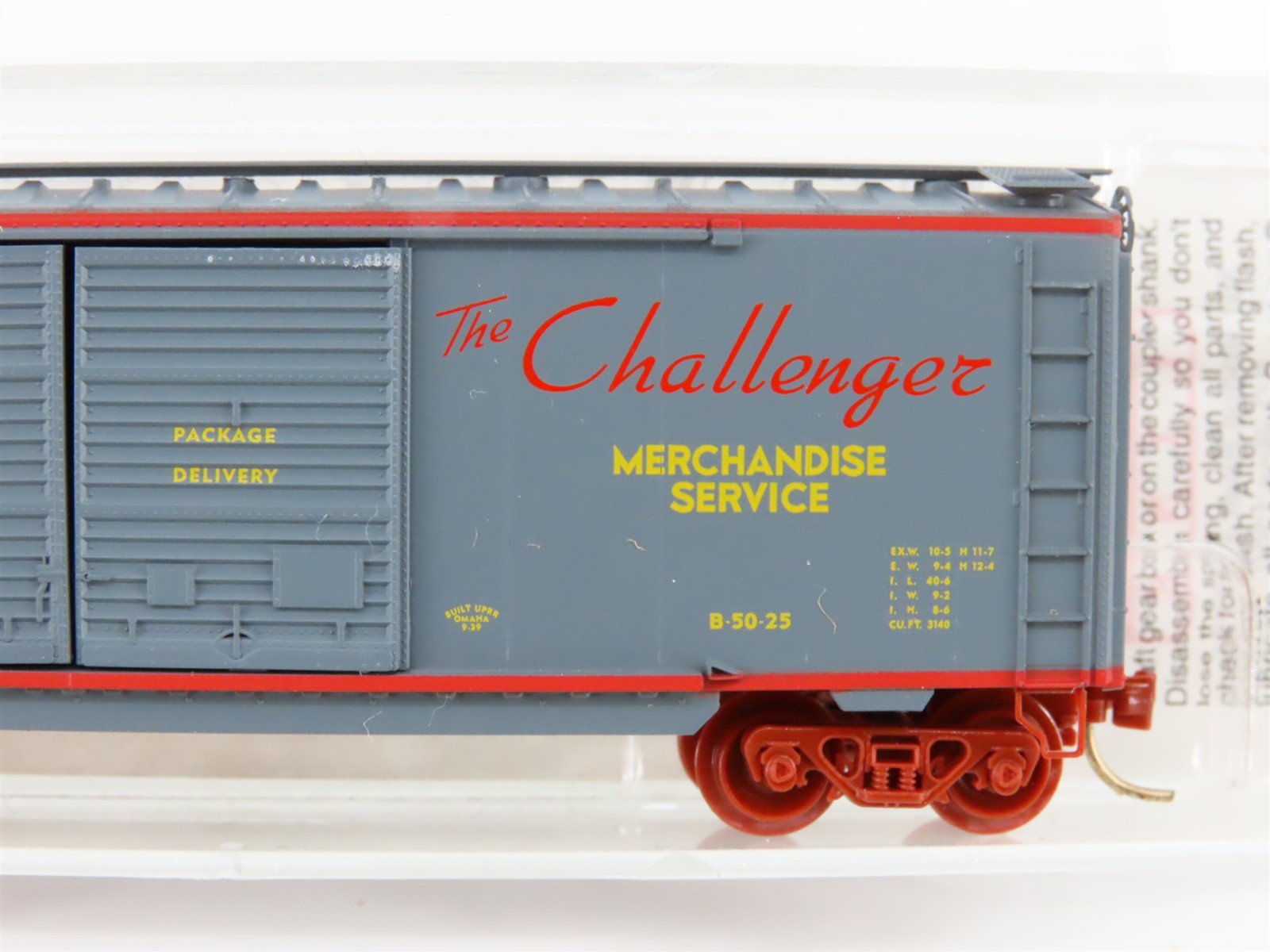 N Scale Micro-Trains MTL 23230 UP Union Pacific Challenger 40' Box Car #9149