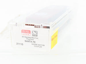 N Scale Micro-Trains MTL 21110 ATSF Santa Fe 40' Plug Door Box Car #149953