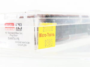 N Scale Micro-Trains MTL 21110 ATSF Santa Fe 40' Plug Door Box Car #149953