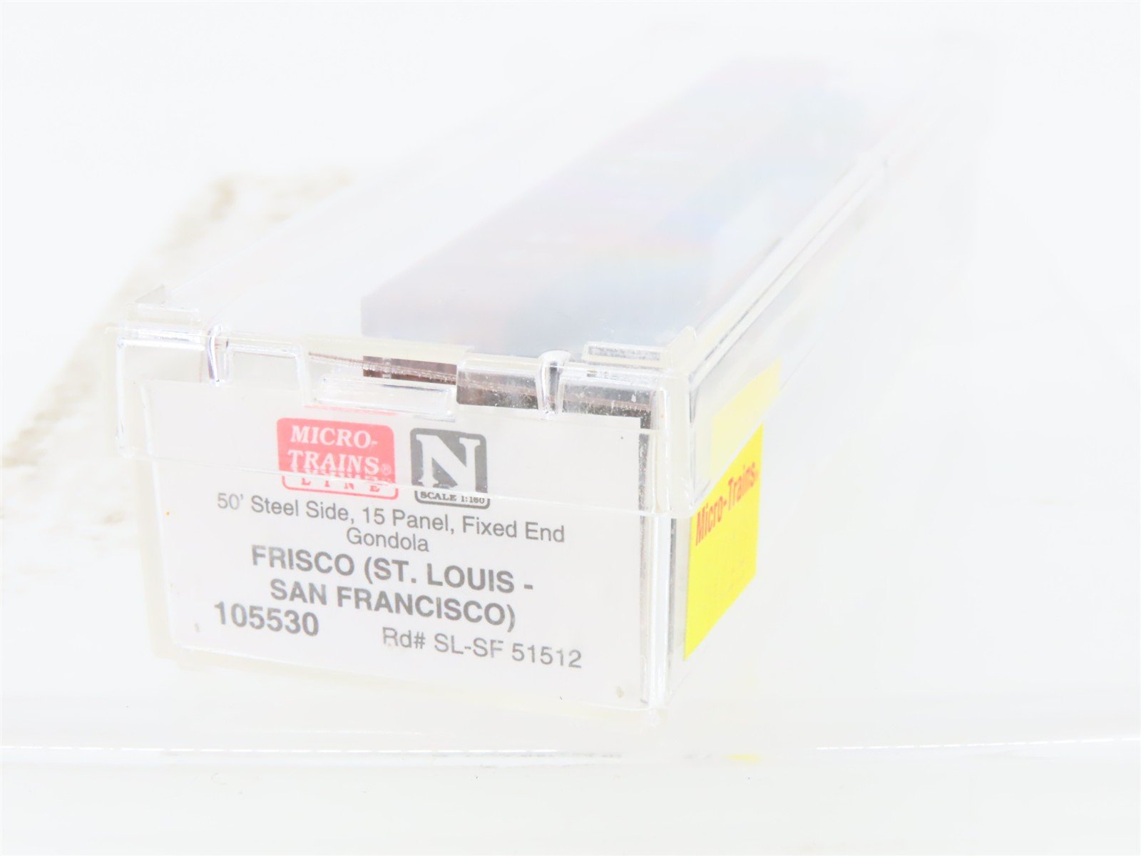 N Scale Micro-Trains MTL 105530 SL-SF Frisco 50' Fixed End Gondola #51512