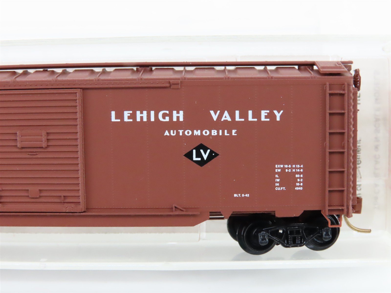 N Scale Micro-Trains MTL 78040 LV Lehigh Valley 50' Automobile Box Car #8505