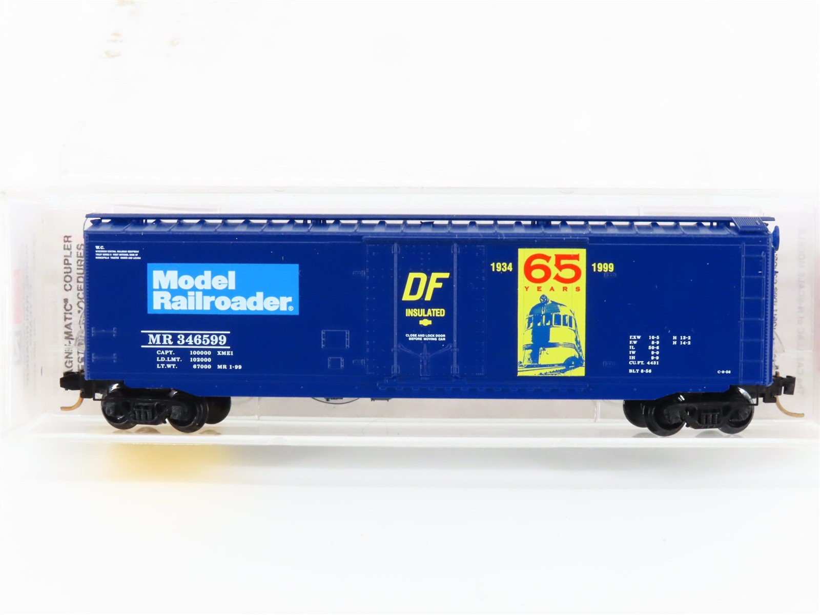 N Scale Micro-Trains MTL 32360 MR Model Railroader 65 Years 50' Box Car #346599