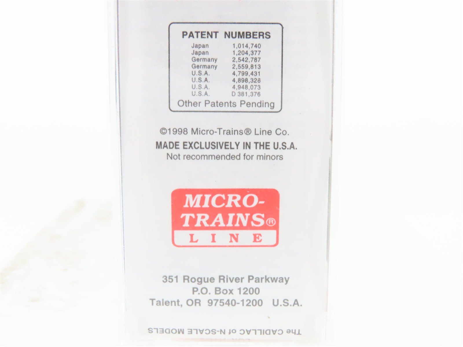 N Scale Micro-Trains MTL 32360 MR Model Railroader 65 Years 50' Box Car #346599