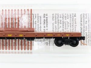 N Scale Micro-Trains MTL 44090 CB&Q Burlington Route 50' Flat Car #93374