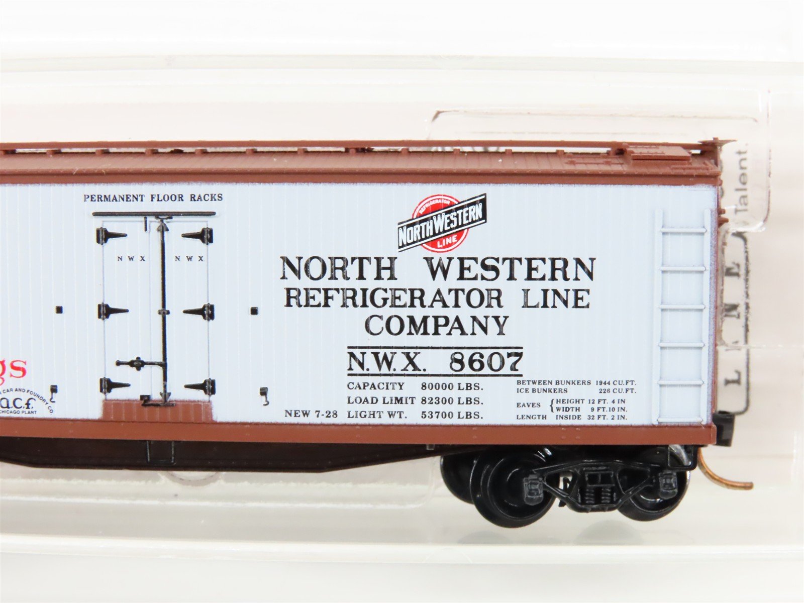N Scale Micro-Trains MTL 49520 NWX Priebe Poultry & Eggs 40' Wood Reefer #8607