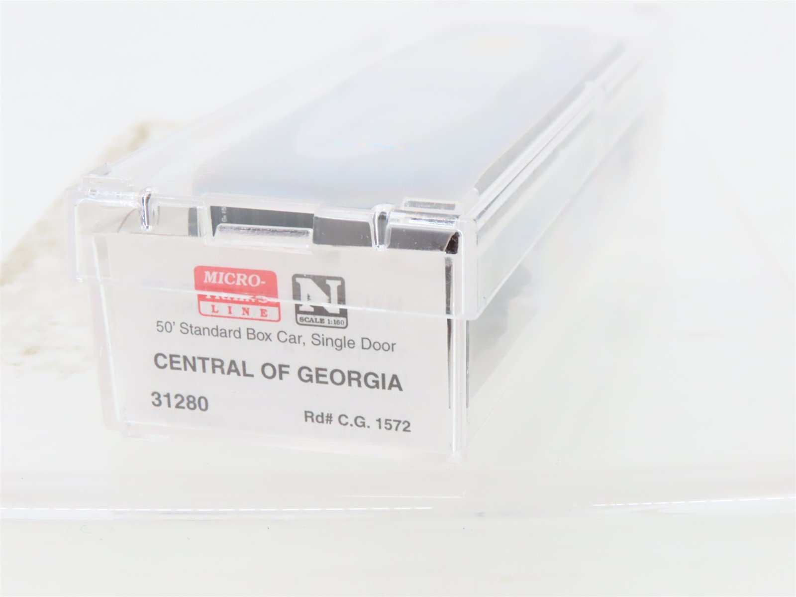 N Scale Micro-Trains MTL 31280 CG Central of Georgia 50' Box Car #1572