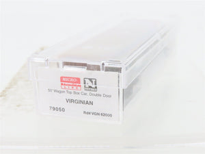 N Scale Micro-Trains MTL 79050 VGN Virginian 50' Wagon Top Auto Box Car #62000