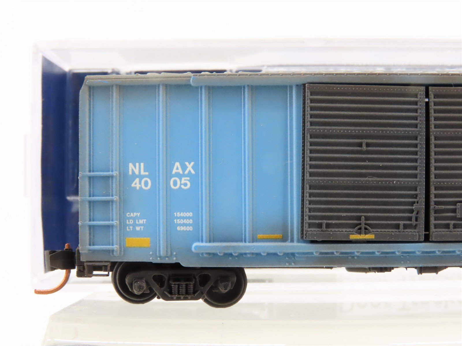 N Scale Micro-Trains MTL 03000300 NLAX NASA 50' Box Car #4005 - Weathered