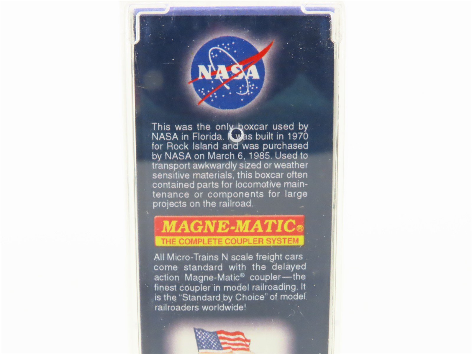 N Scale Micro-Trains MTL 03000300 NLAX NASA 50' Box Car #4005 - Weathered