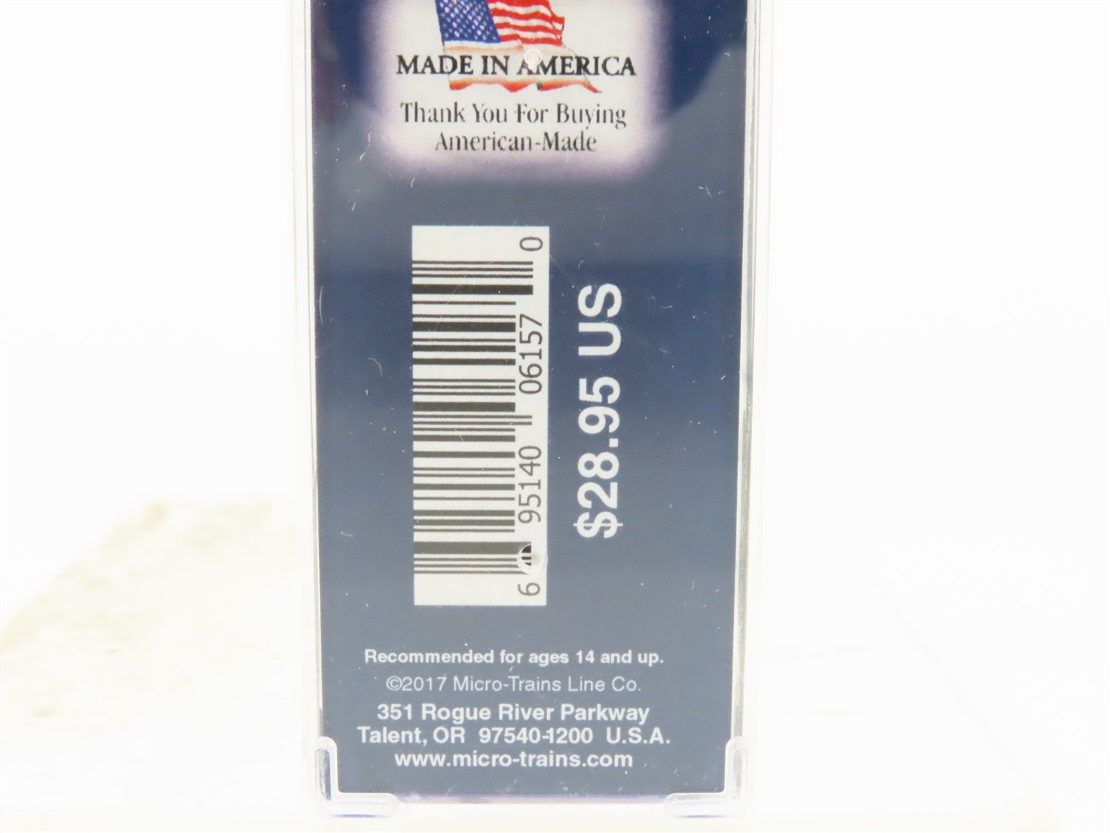 N Scale Micro-Trains MTL 03000300 NLAX NASA 50' Box Car #4005 - Weathered
