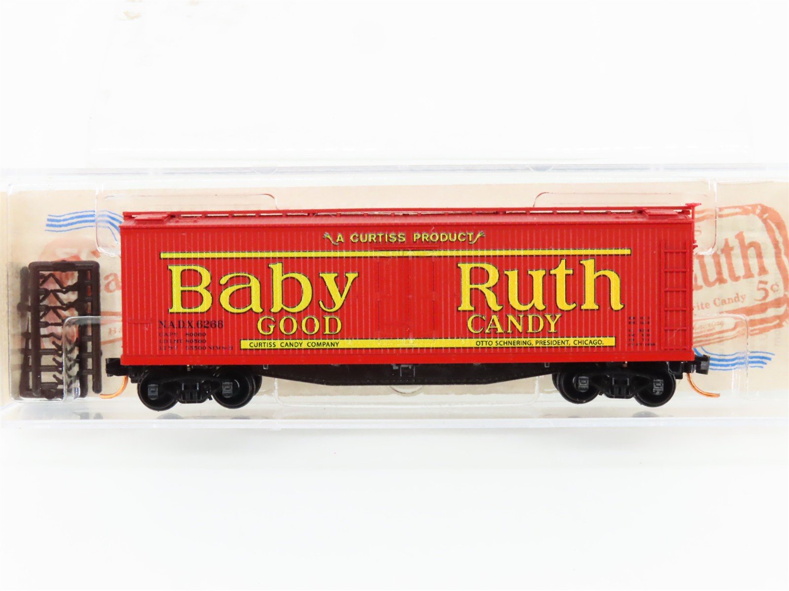 N Scale Micro-Trains MTL 04900720 NADX Nestle Baby Ruth #2 40' Wood Reefer #6266