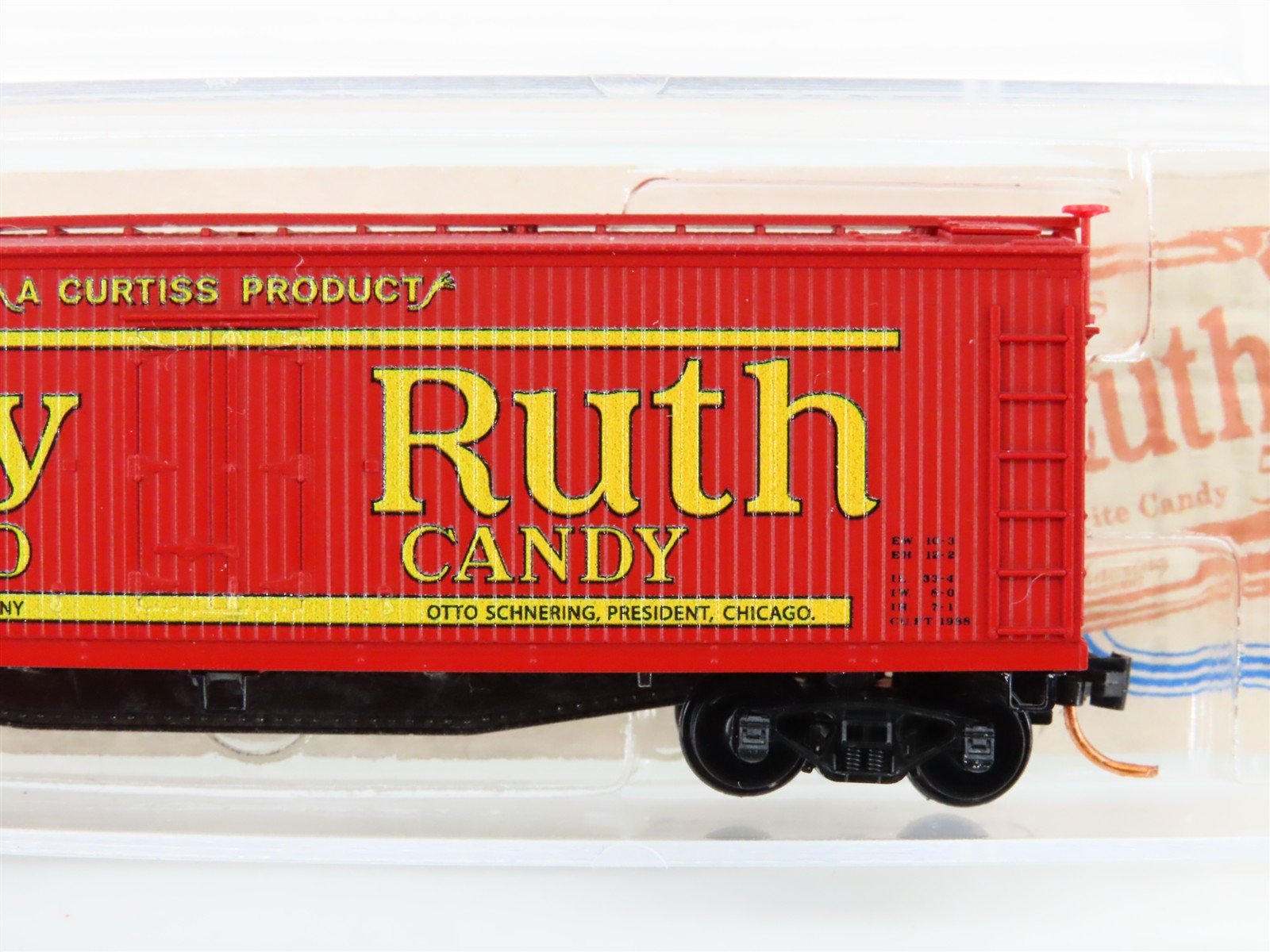 N Scale Micro-Trains MTL 04900720 NADX Nestle Baby Ruth #2 40' Wood Reefer #6266