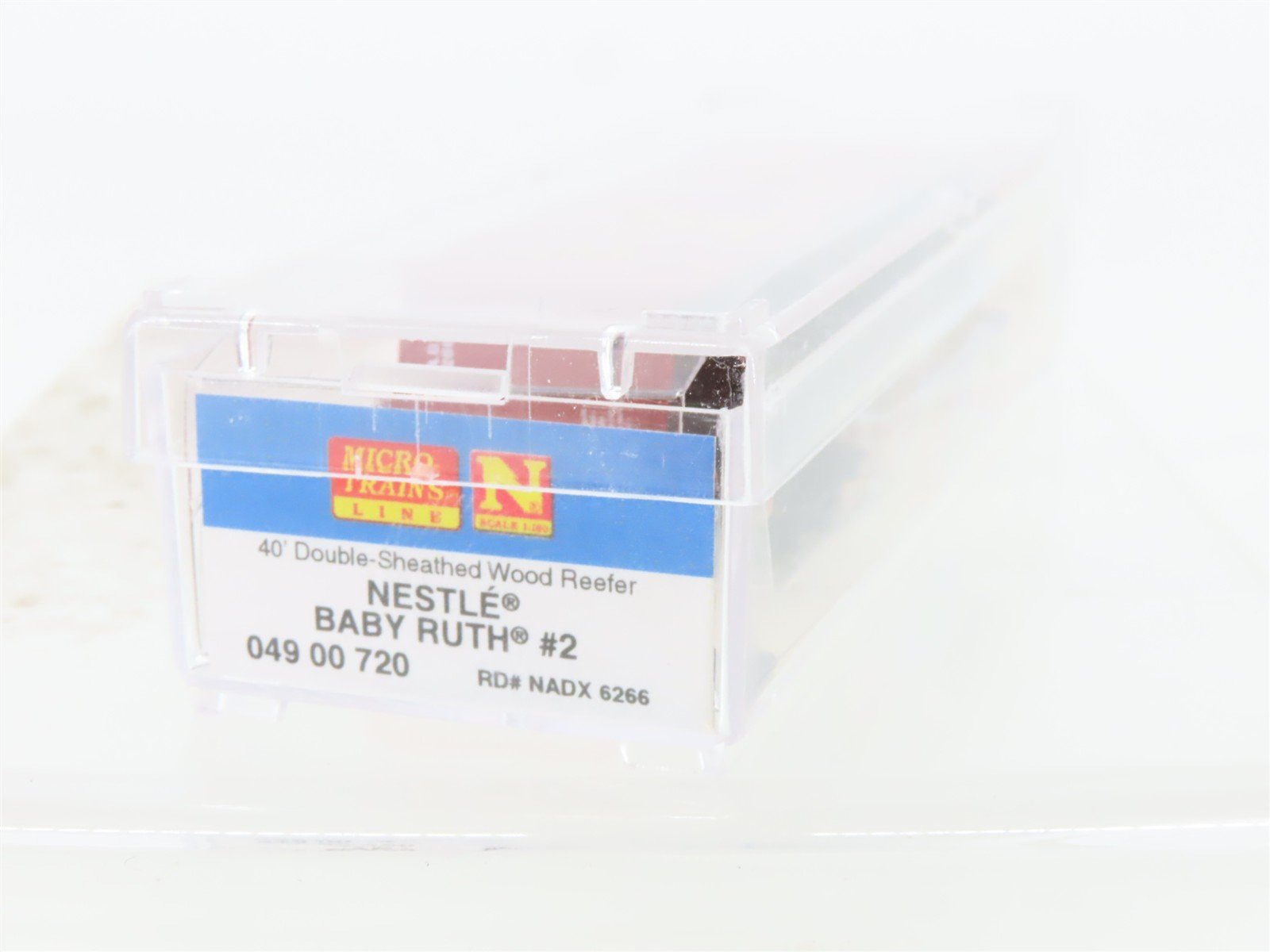 N Scale Micro-Trains MTL 04900720 NADX Nestle Baby Ruth #2 40' Wood Reefer #6266